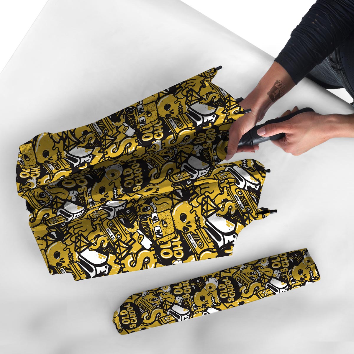 Old School HipHop Print Umbrella-grizzshop