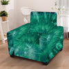 Olive Green Tie Dye Armchair Cover-grizzshop