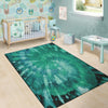 Olive Green Tie Dye Floor Mat-grizzshop