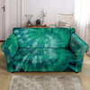 Olive Green Tie Dye Loveseat Cover-grizzshop