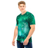 Olive Green Tie Dye Men T Shirt-grizzshop