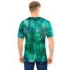 Olive Green Tie Dye Men T Shirt-grizzshop