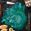 Olive Green Tie Dye Men's Apron-grizzshop