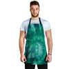 Olive Green Tie Dye Men's Apron-grizzshop