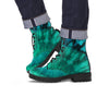 Olive Green Tie Dye Men's Boots-grizzshop