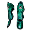 Olive Green Tie Dye Muay Thai Shin Guard-grizzshop