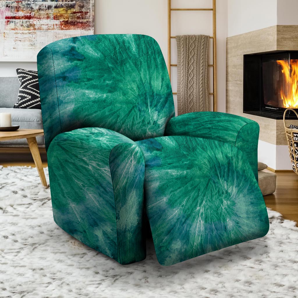 Olive Green Tie Dye Recliner Cover-grizzshop