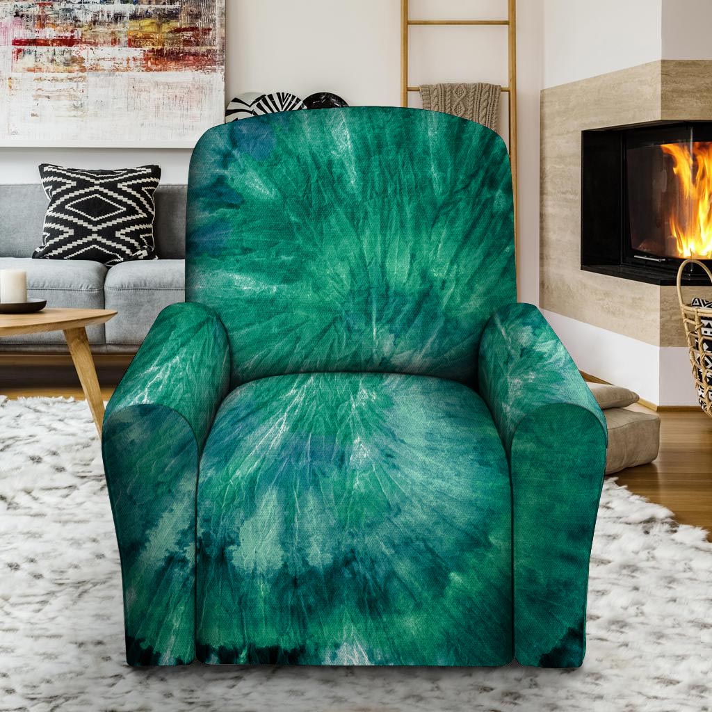 Olive Green Tie Dye Recliner Cover-grizzshop