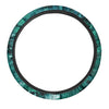 Olive Green Tie Dye Steering Wheel Cover-grizzshop