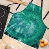 Olive Green Tie Dye Women's Apron-grizzshop