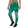 Olive Green Tie Dye Women's Joggers-grizzshop