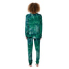 Olive Green Tie Dye Women's Pajamas-grizzshop