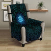 Om Psychedelic Print Armchair Protector-grizzshop