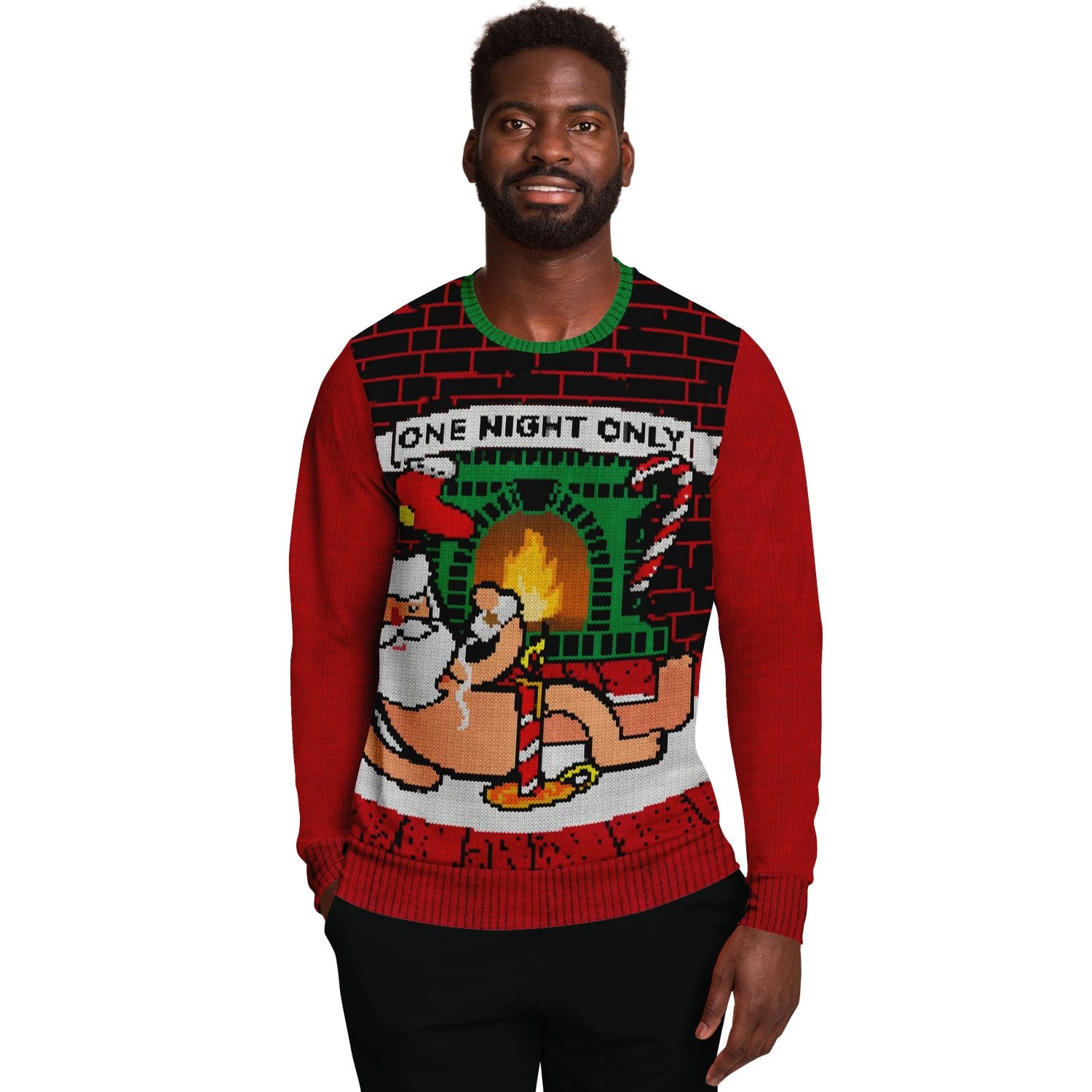 One night only santa on sale sweater