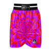Optical Illusion Spiky Psychedelic Boxing Shorts-grizzshop
