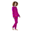 Optical Illusion Spiky Psychedelic Women's Pajamas-grizzshop