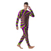 Optical Moving Illusion Abstract Twisted Men's Pajamas-grizzshop