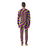 Optical Moving Illusion Abstract Twisted Men's Pajamas-grizzshop