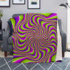 Optical illusion Abstract Blanket-grizzshop