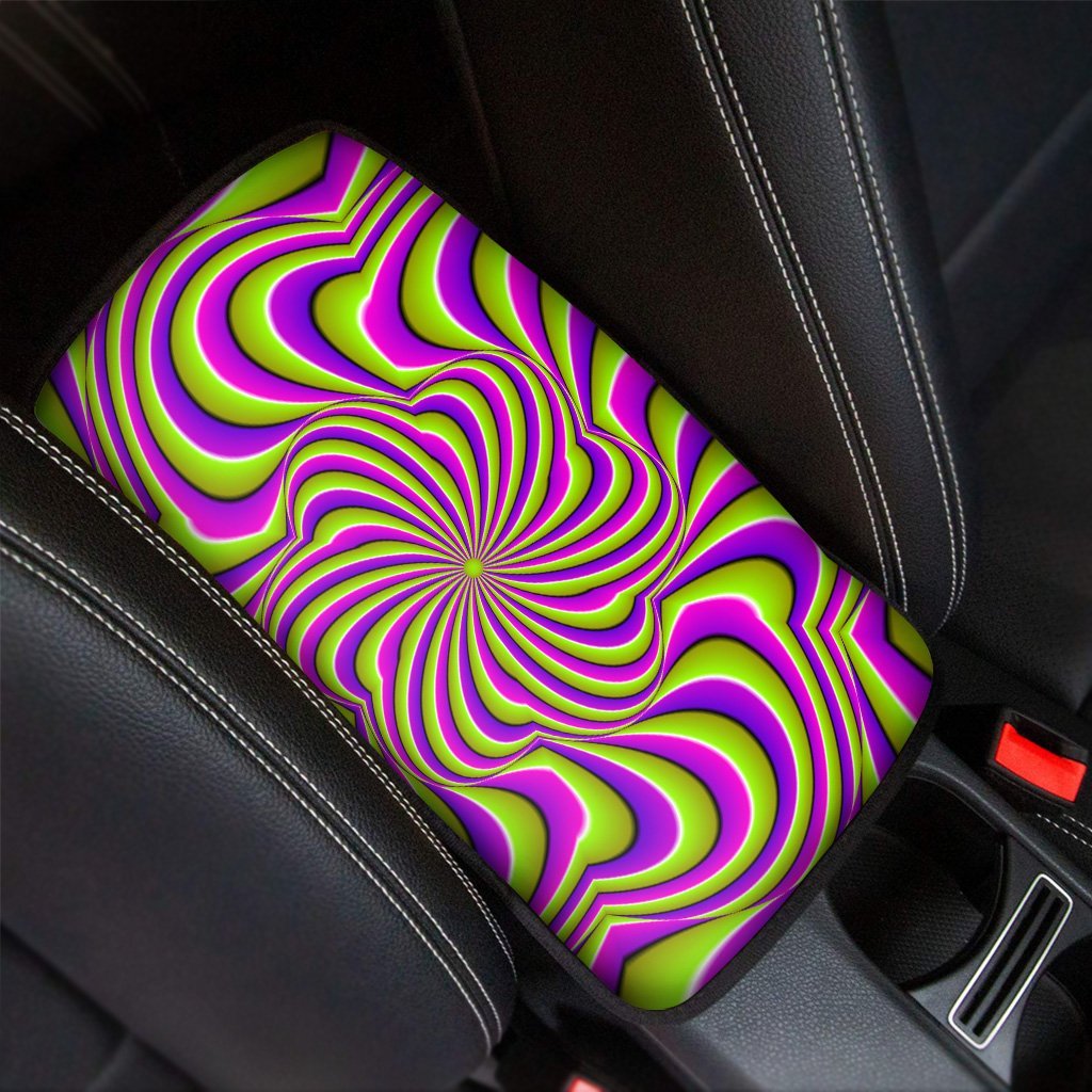 Optical illusion Abstract Car Console Cover-grizzshop