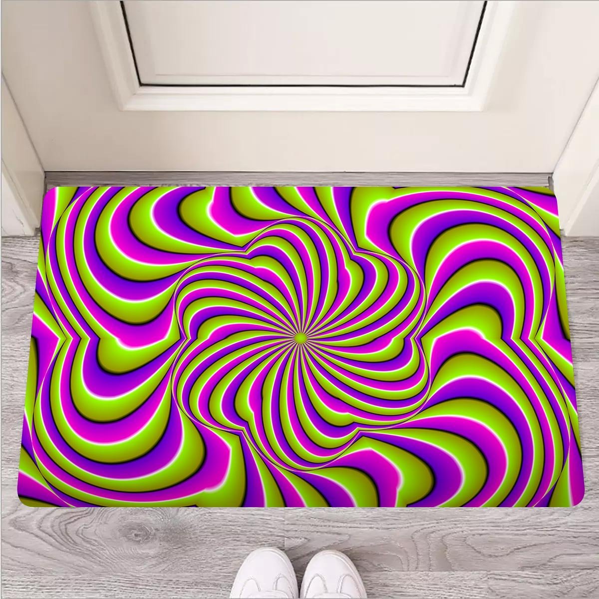 Optical illusion Abstract Door Mat-grizzshop