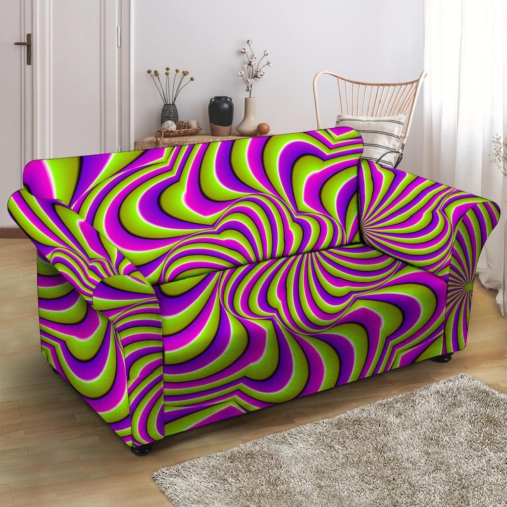 Optical illusion Abstract Loveseat Cover-grizzshop