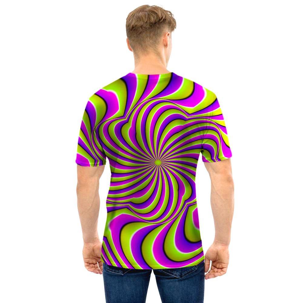 Optical illusion Abstract Men T Shirt-grizzshop