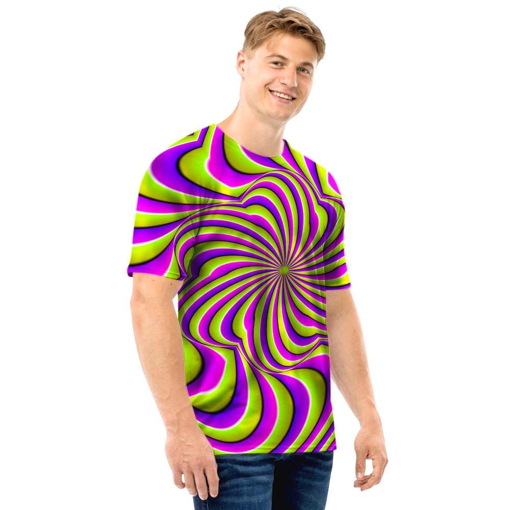 Optical illusion Abstract Men T Shirt-grizzshop