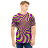 Optical illusion Abstract Men T Shirt-grizzshop