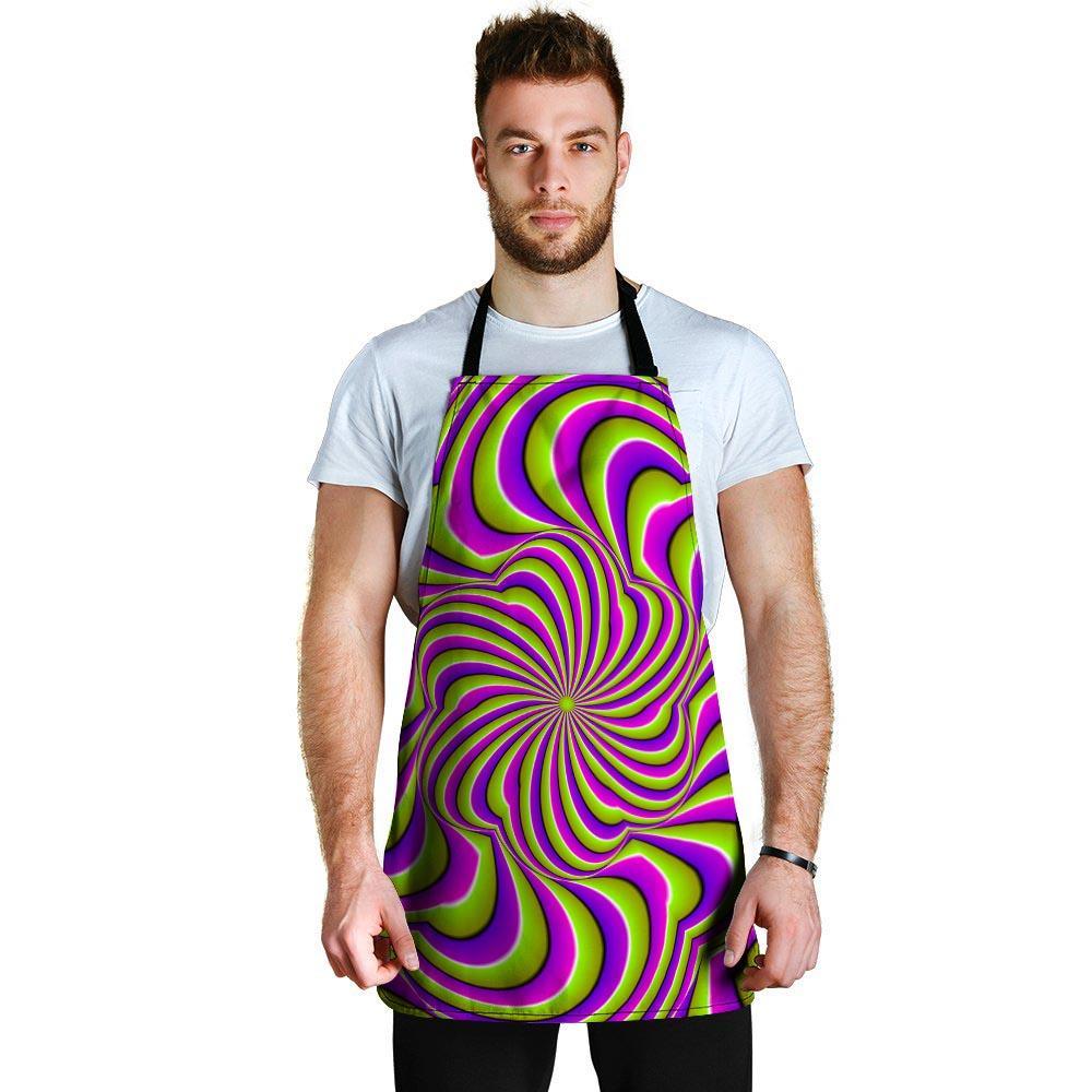 Optical illusion Abstract Men's Apron-grizzshop