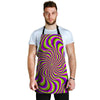 Optical illusion Abstract Men's Apron-grizzshop