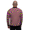 Optical illusion Abstract Men's Bomber Jacket-grizzshop