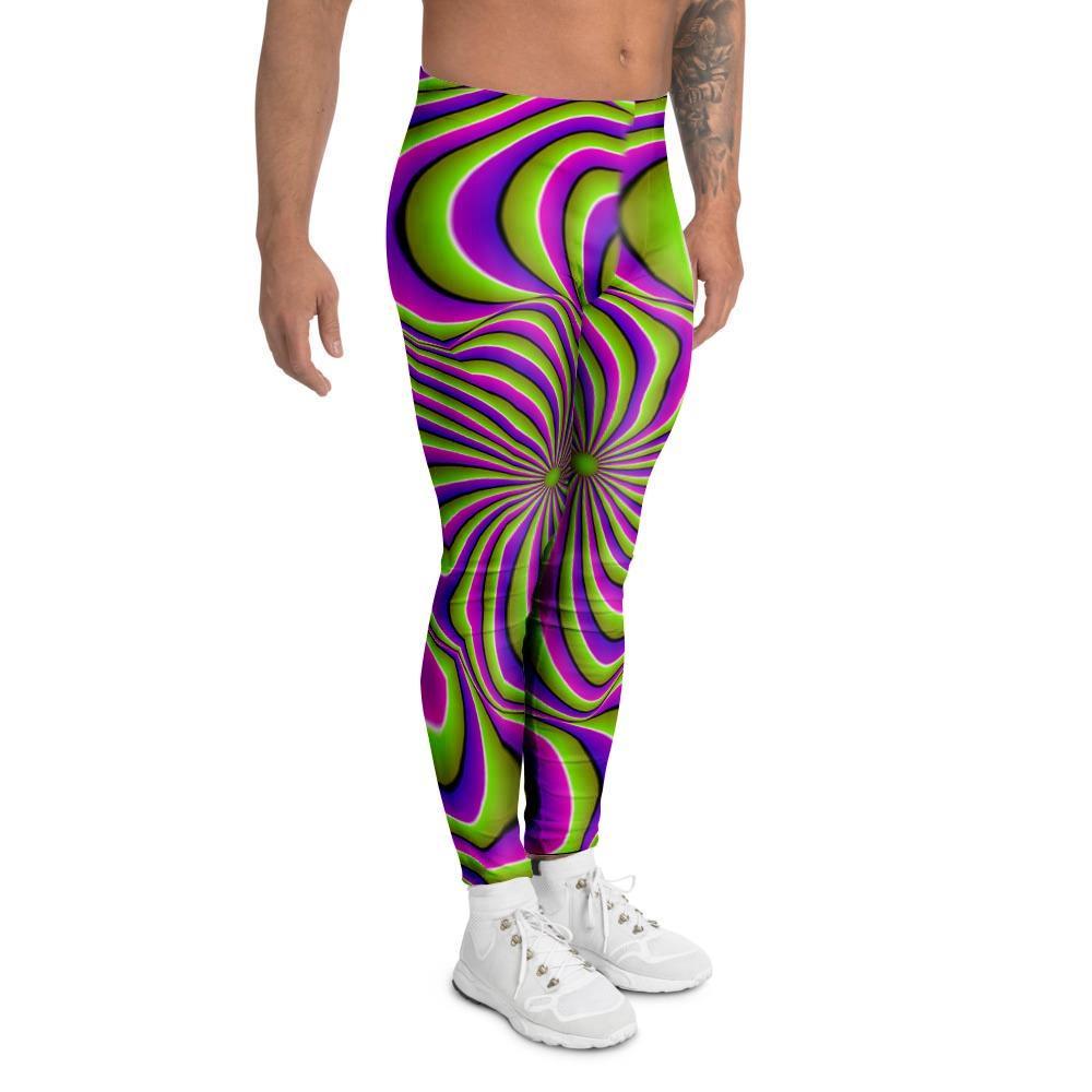 Optical illusion Abstract Men's Leggings-grizzshop