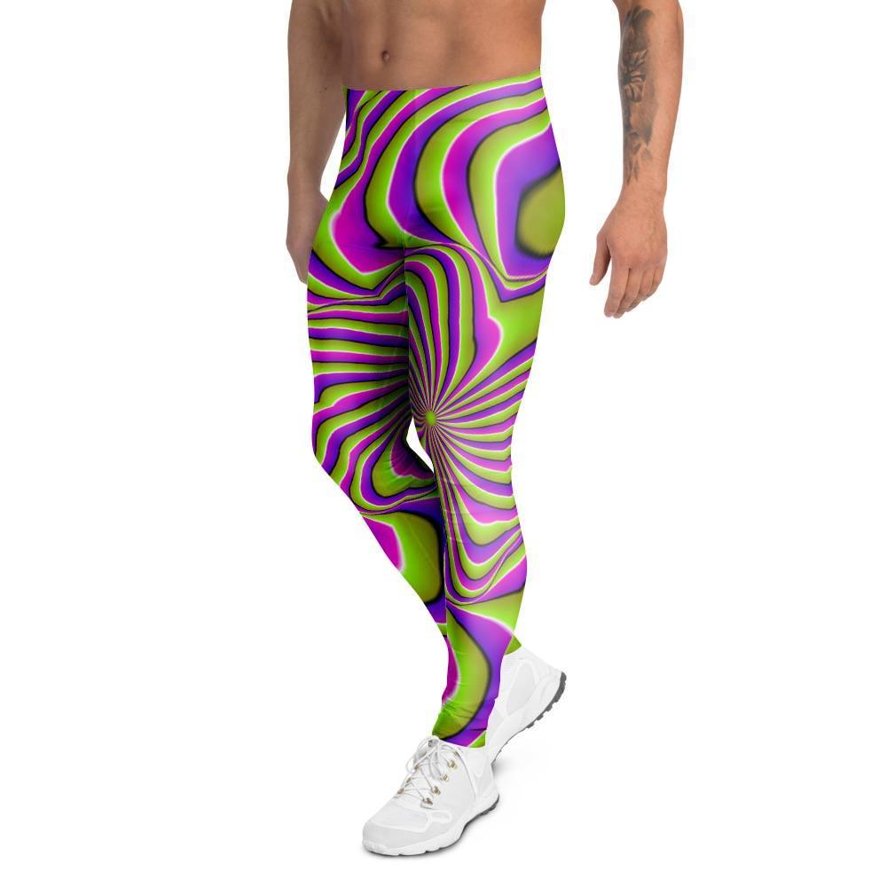 Optical illusion Abstract Men's Leggings-grizzshop