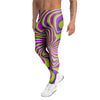 Optical illusion Abstract Men's Leggings-grizzshop