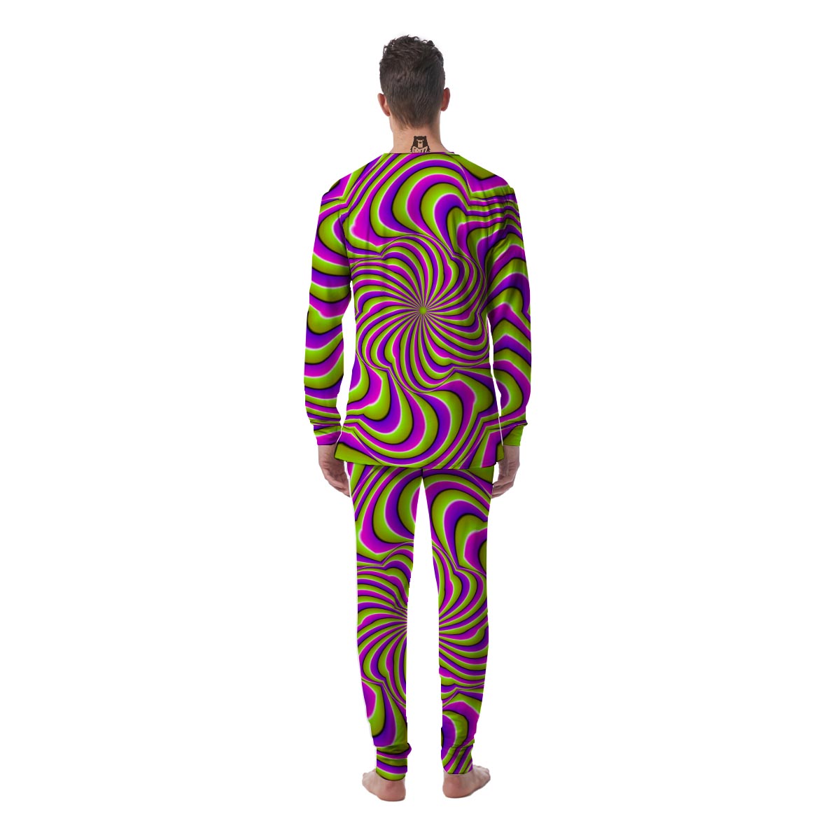 Optical illusion Abstract Men's Pajamas-grizzshop