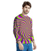 Optical illusion Abstract Men's Sweatshirt-grizzshop