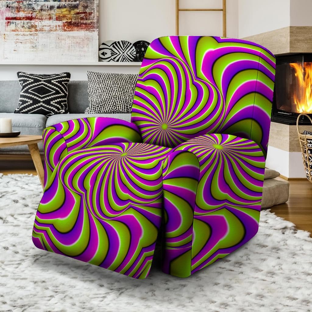 Optical illusion Abstract Recliner Cover-grizzshop