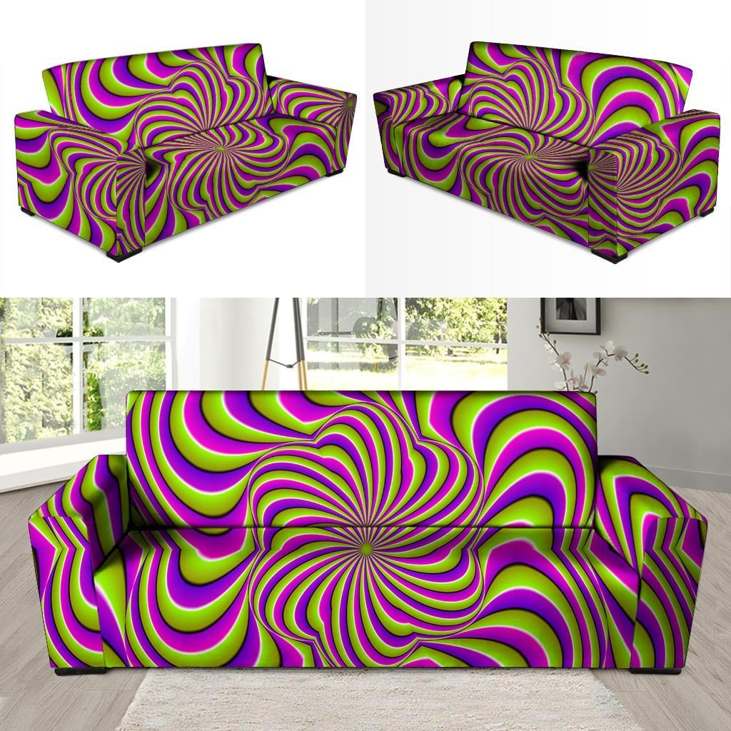 Optical illusion Abstract Sofa Cover-grizzshop