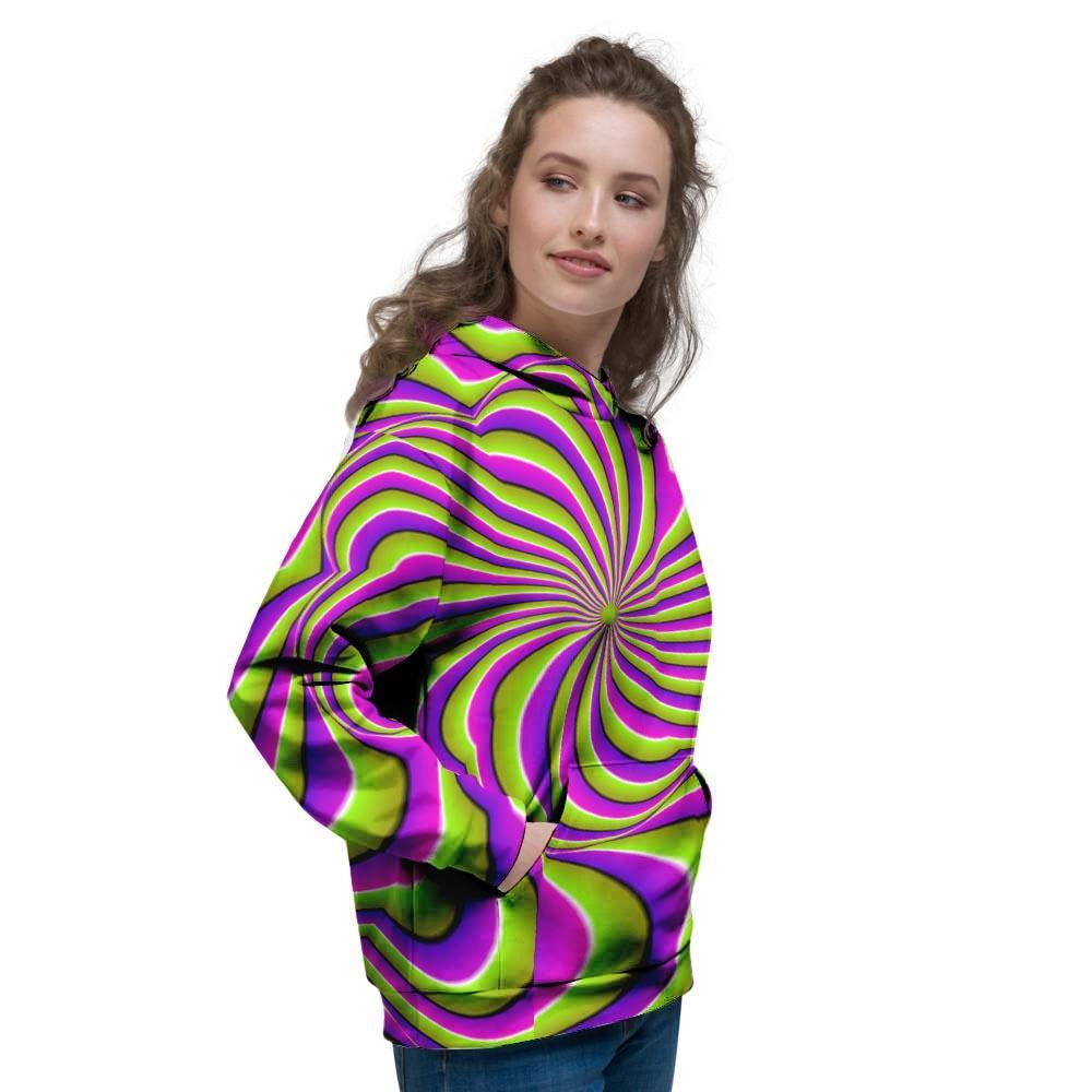 Optical illusion Abstract Women's Hoodie-grizzshop