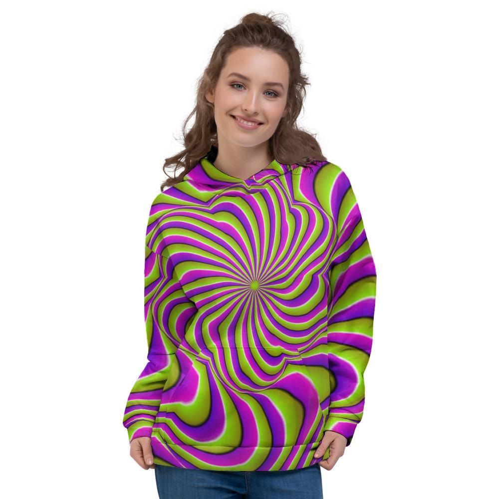 Optical illusion Abstract Women's Hoodie-grizzshop