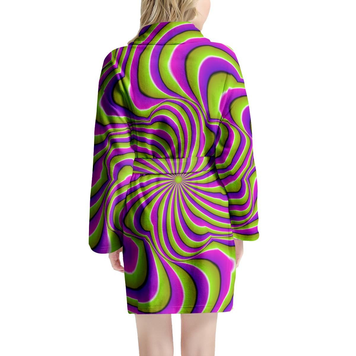 Optical illusion Abstract Women's Robe-grizzshop