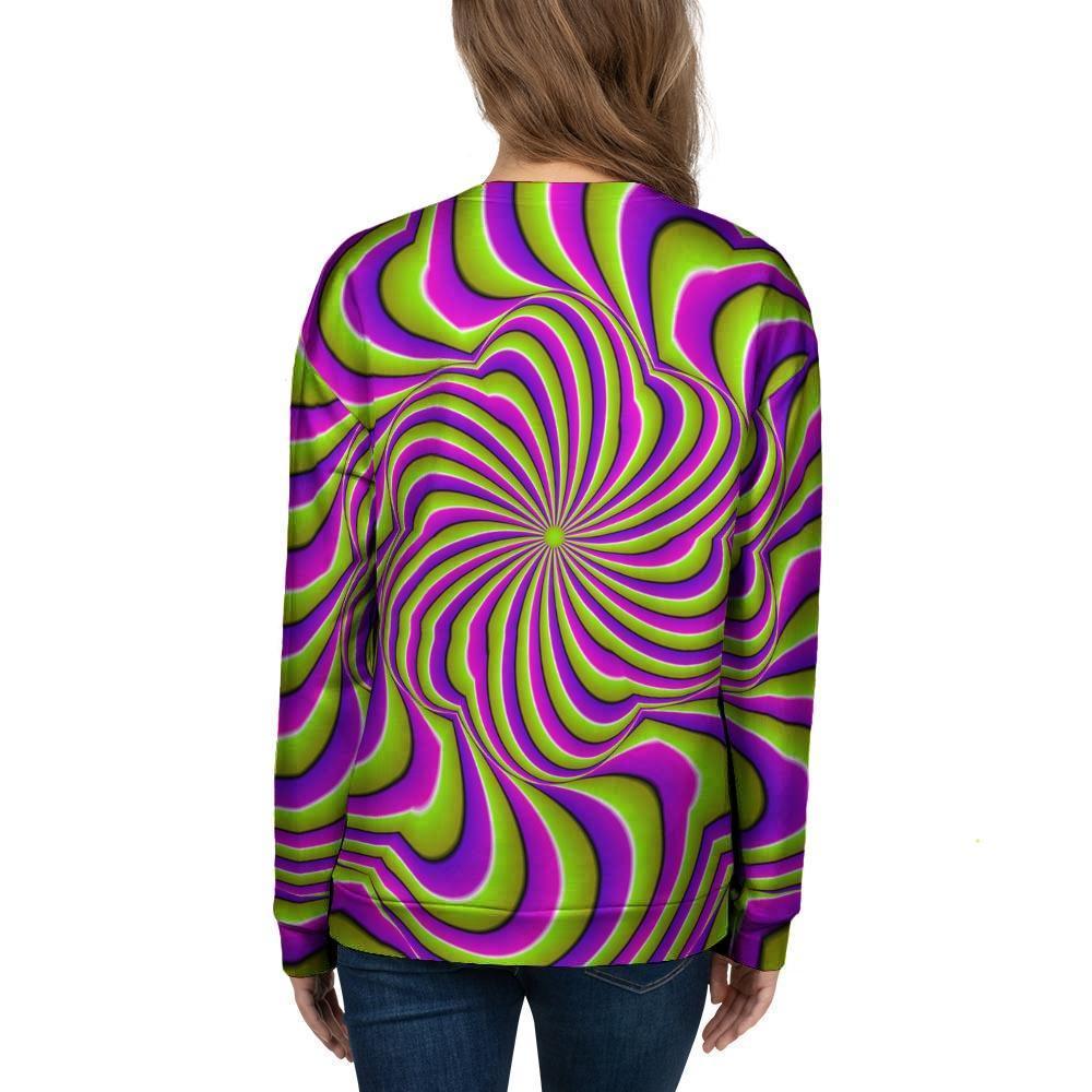 Optical illusion Abstract Women's Sweatshirt-grizzshop