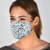 Optometry Pattern Print Face Mask-grizzshop