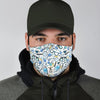 Optometry Pattern Print Face Mask-grizzshop