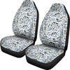 Optometry Pattern Print Universal Fit Car Seat Cover-grizzshop