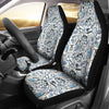 Optometry Pattern Print Universal Fit Car Seat Cover-grizzshop