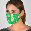 Optometry Print Pattern Face Mask-grizzshop