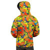 Orange And Blue Butterfly Print Men's Hoodie-grizzshop