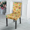 Orange Avocado Patttern Print Chair Cover-grizzshop